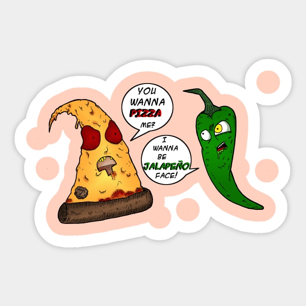 Food Fight Sticker by agrajag